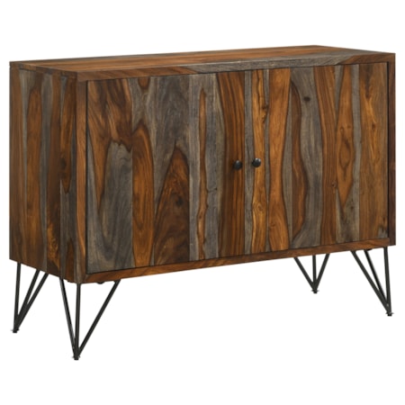 Wood Storage Accent Cabinet