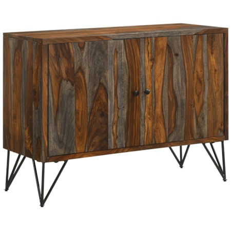 Wood Storage Accent Cabinet