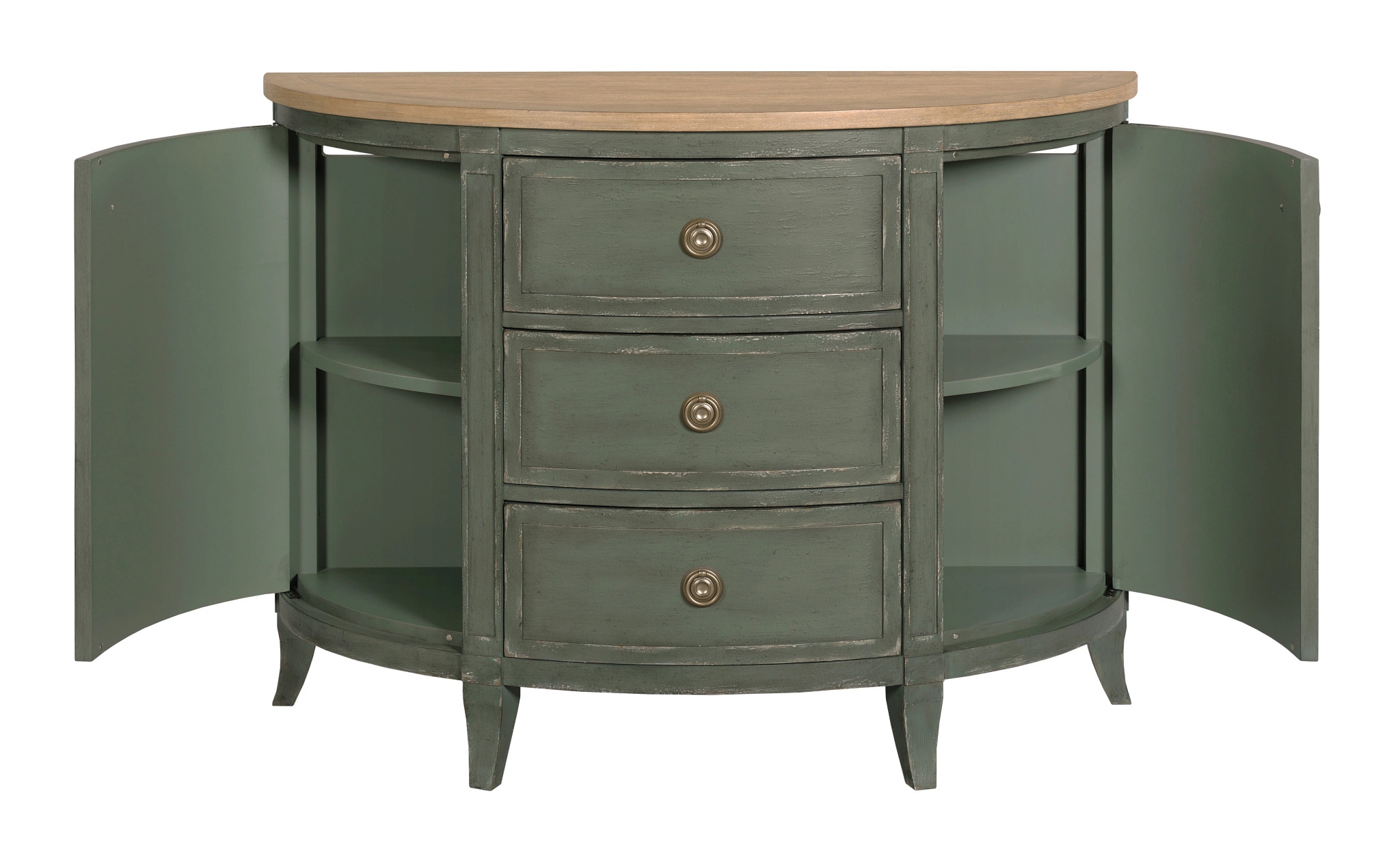 Hammary Chastain Woodfield Demilune Chest