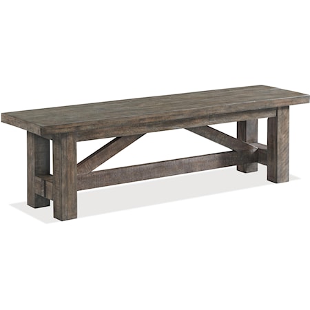 Rustic Traditional Dining Bench