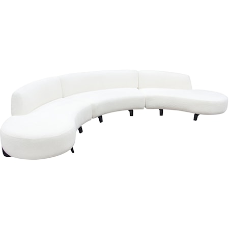 Armless 3-Piece Sectional