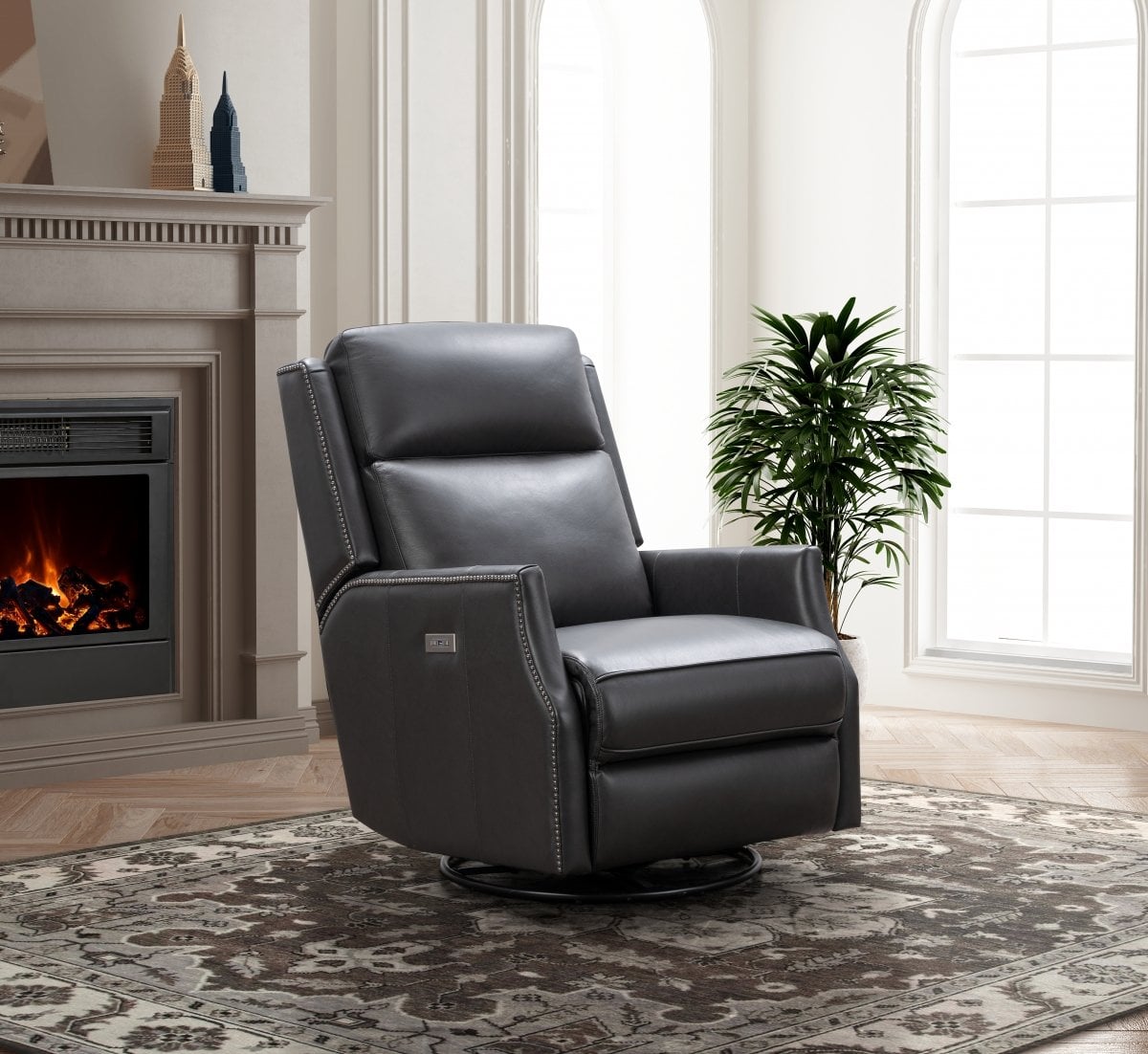 Barcalounger Cavill Power Swivel Glider Recliner