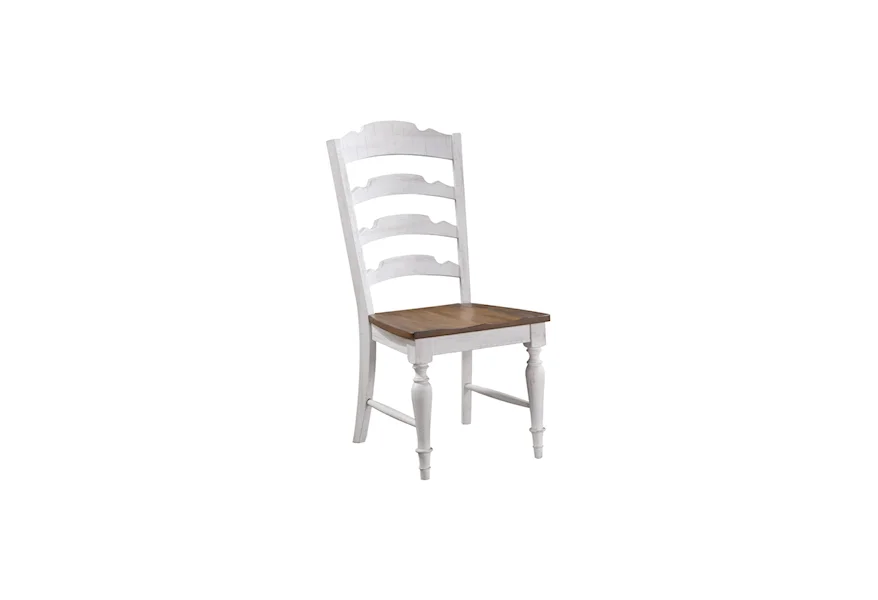 Augusta Ladderback Side Chair by Winners Only at Belpre Furniture