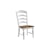 Winners Only Augusta Rustic Ladder Back Side Chair with Upholstered Seat