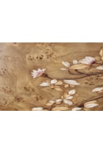 Theodore Alexander Perch Modern 50" Rectangular Marquetry Coffee Table