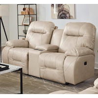 Casual Power Space Saver Loveseat with Tilt Headrest