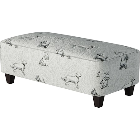 Rectangular Cocktail Ottoman