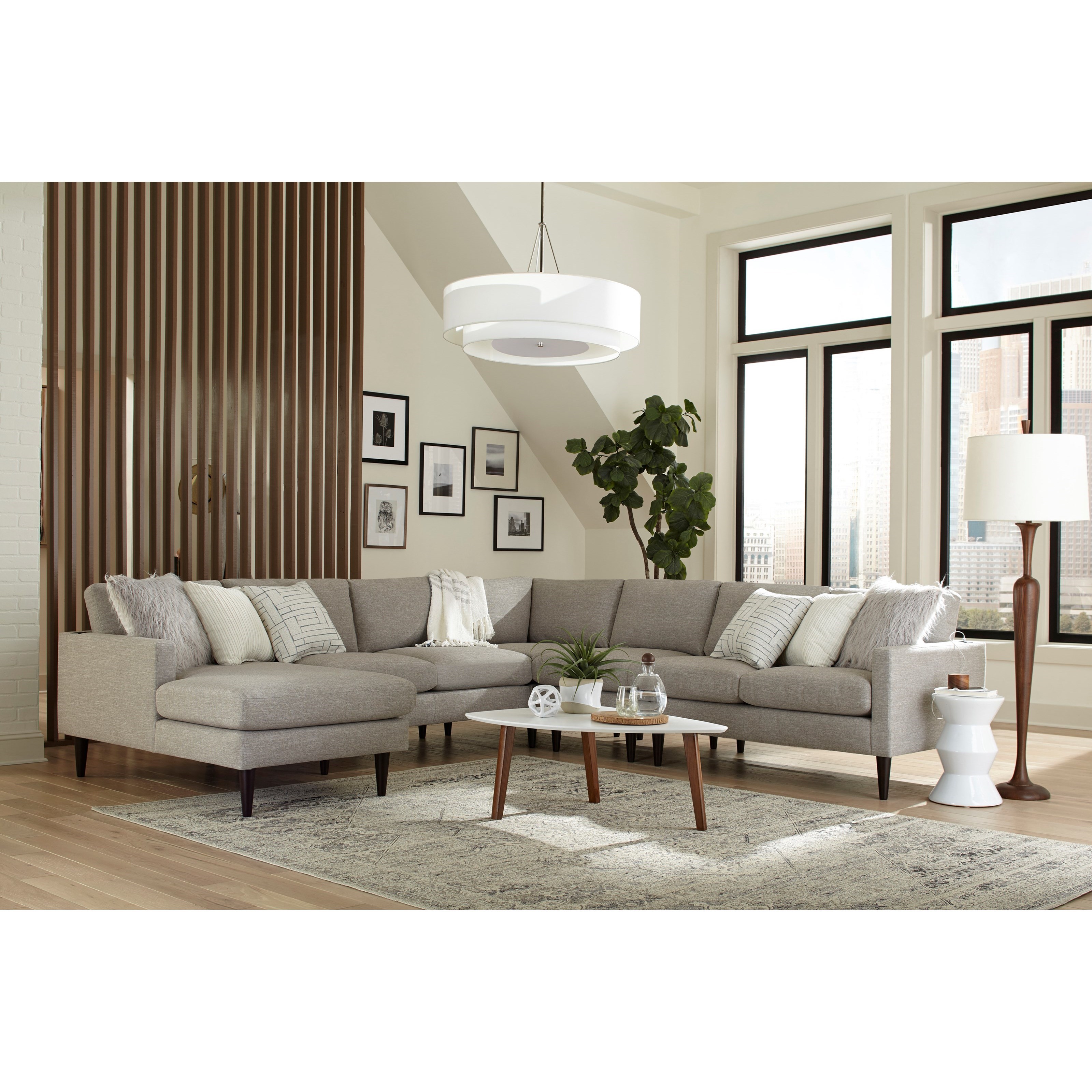 Best Home Furnishings Trafton 6-Seat Sectional Sofa w/ LAF Chaise