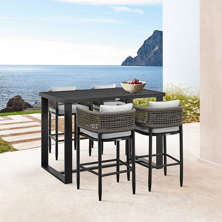 Armen Living Alegria Outdoor Barstool