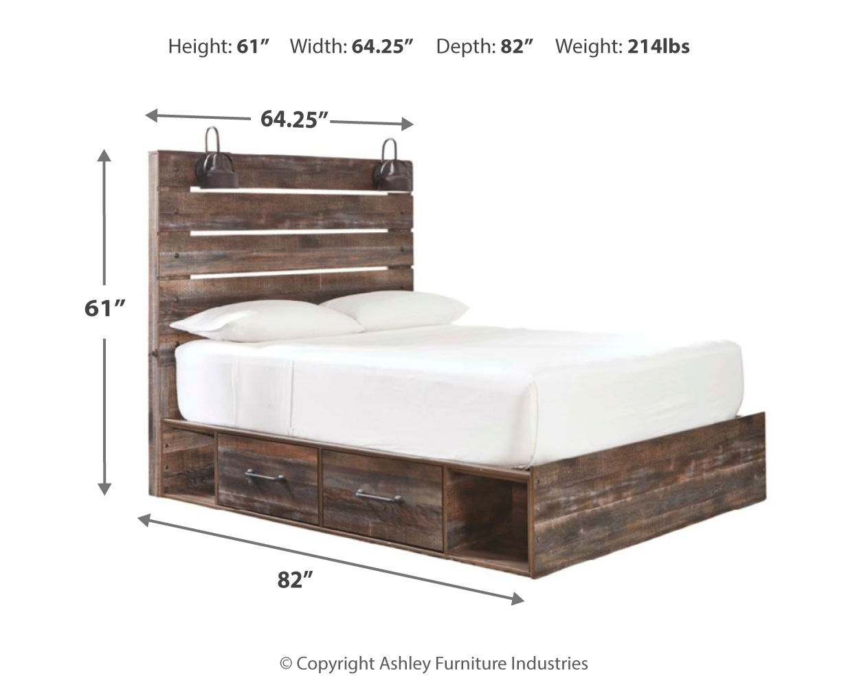 Signature Design by Ashley Drystan Queen Panel Bed