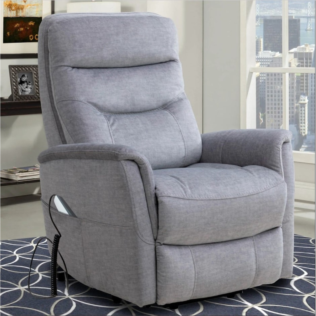 Paramount Living Gemini Power Lift Recliner w/ Articulating Headrest