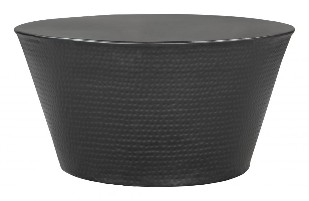 Zuo Durban 109754 Contemporary Black Round Coffee Table Value City