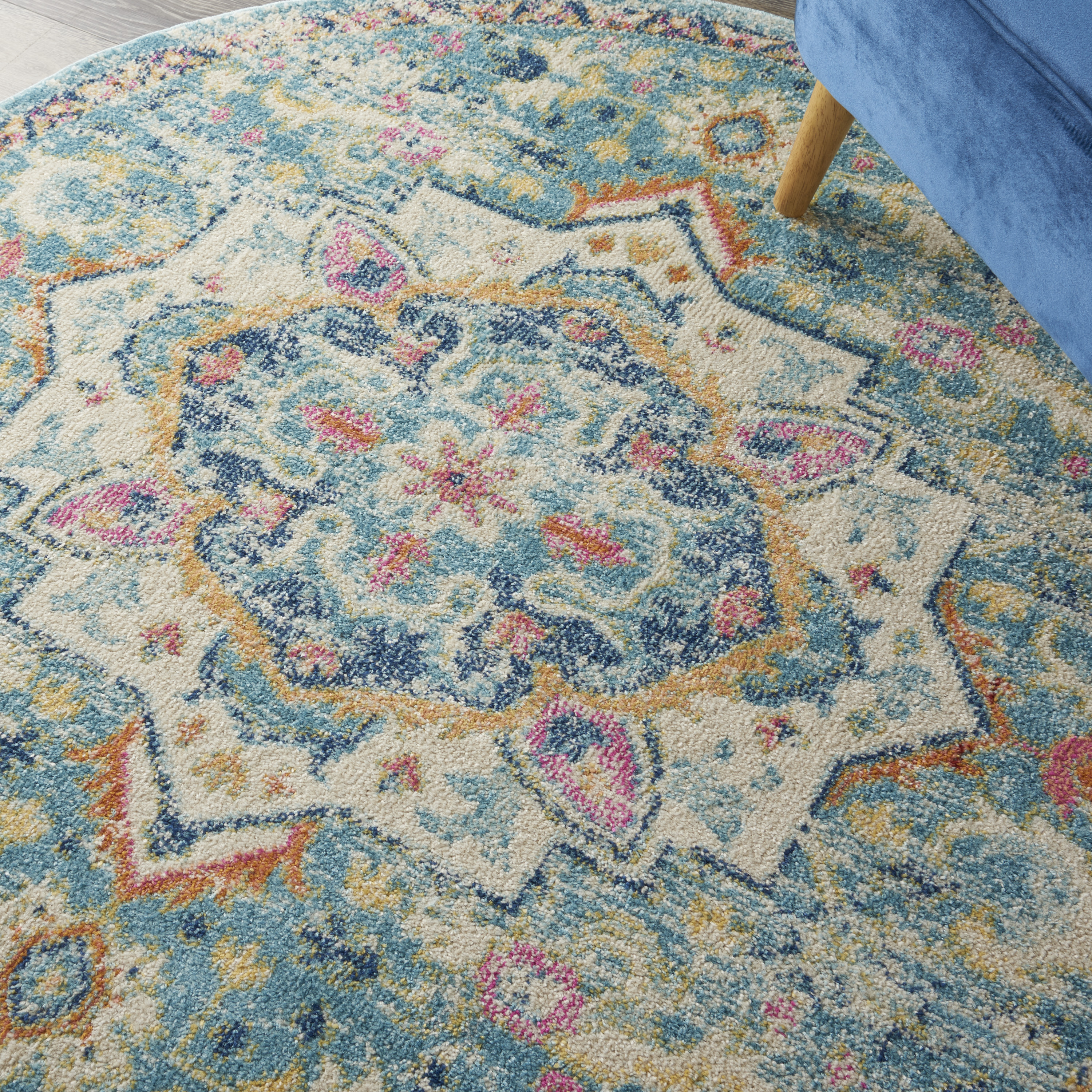 4' Round  Rug
