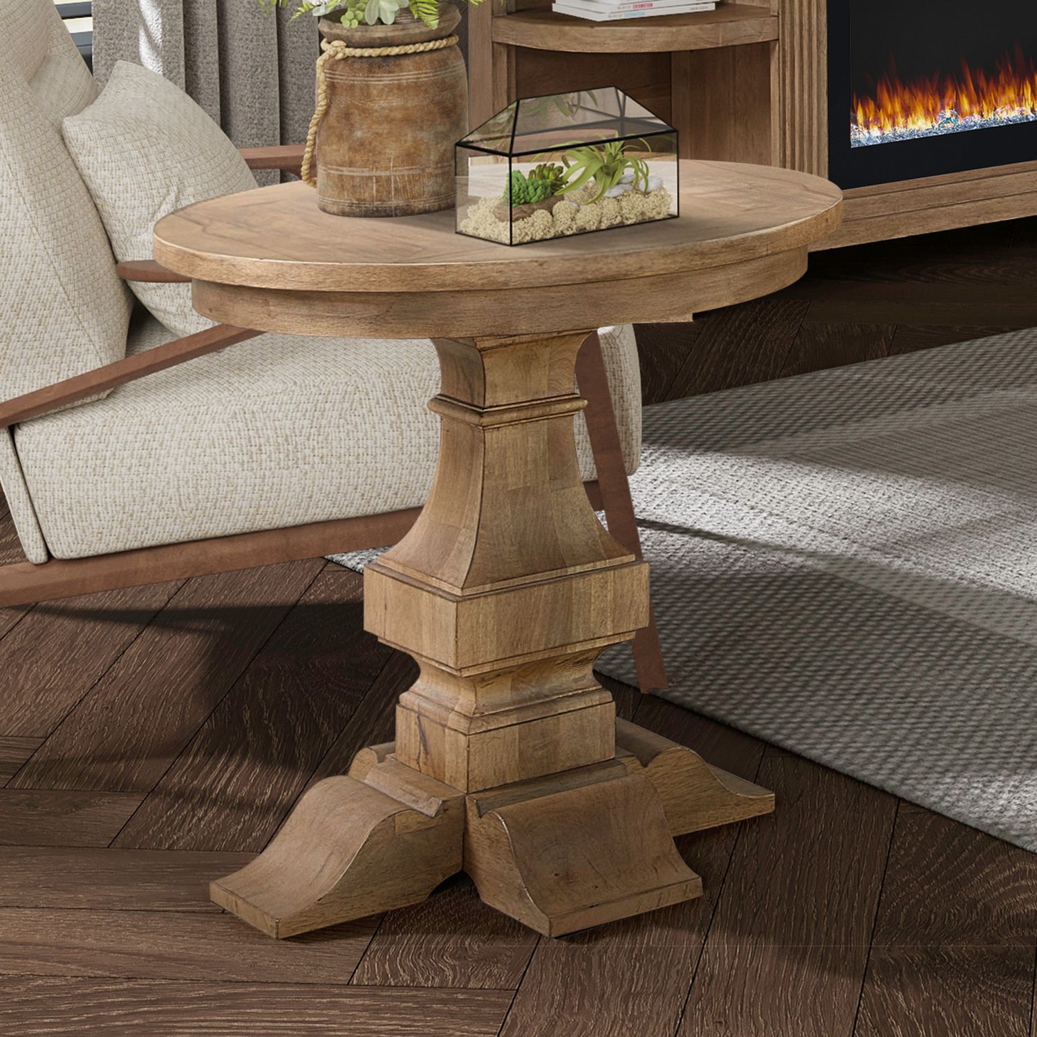 Round End Table