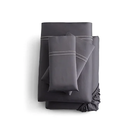 Queen Charcoal Supima® Cotton Sheet Set