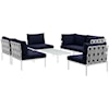 Modway Harmony Outdoor 7 Piece Sectional Sofa Set