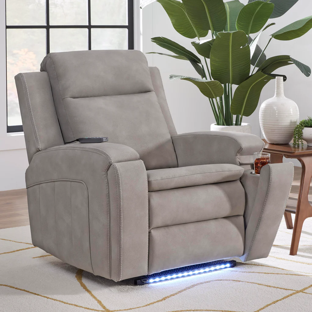 Parker Living Armstrong Rocking Power Recliner w/Heat and Massage
