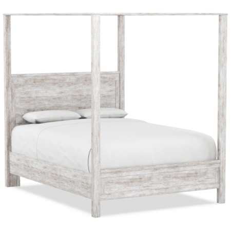 Queen Poster Bed with Canopy