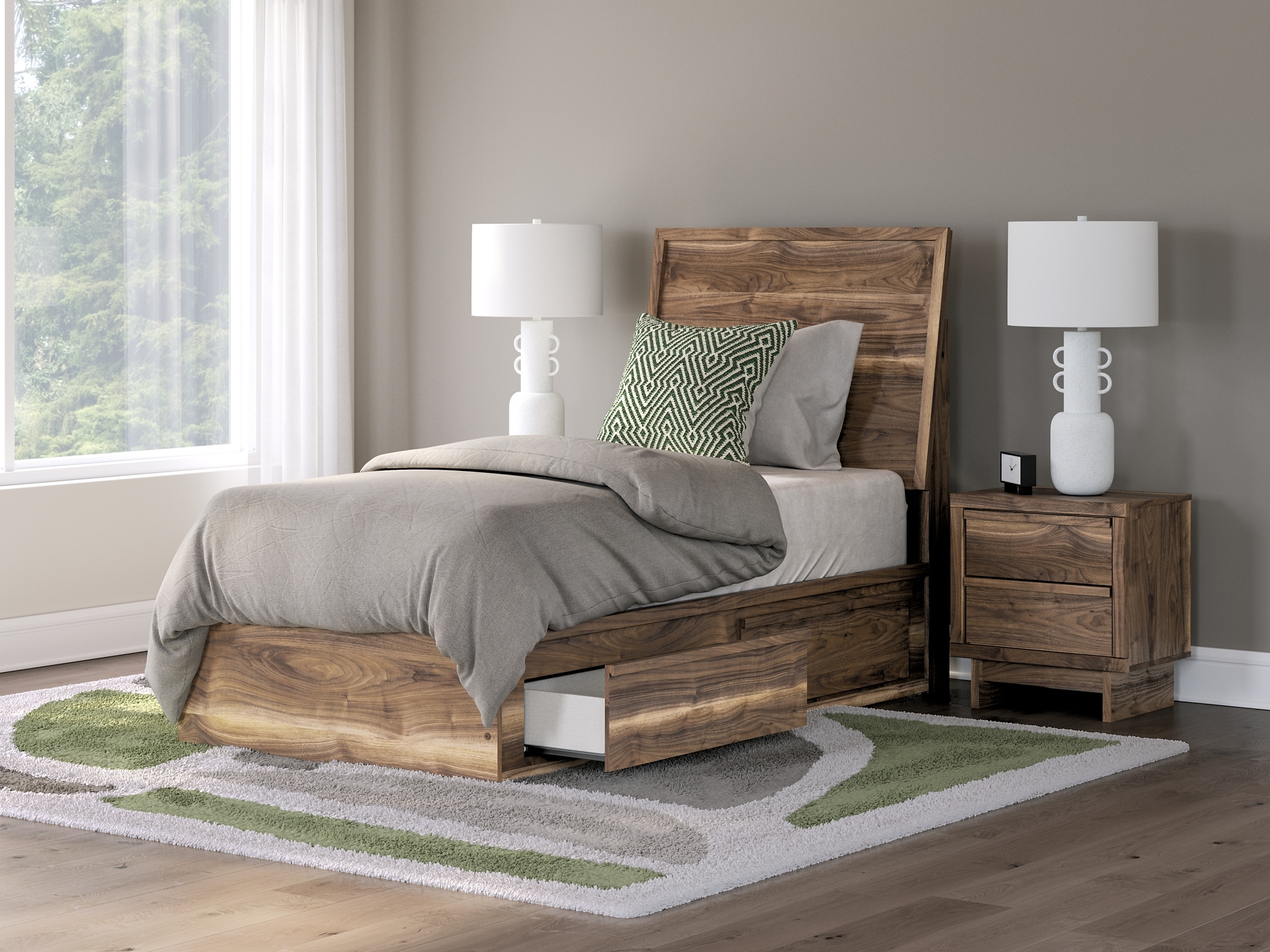 Twin Panel Bed