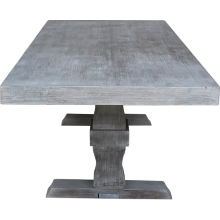 87&quot; Double-Pedestal Dining Table