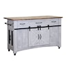 International Furniture Direct Pueblo Kitchen Island