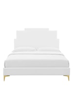 Modway Lindsey Performance Velvet Full Platform Bed