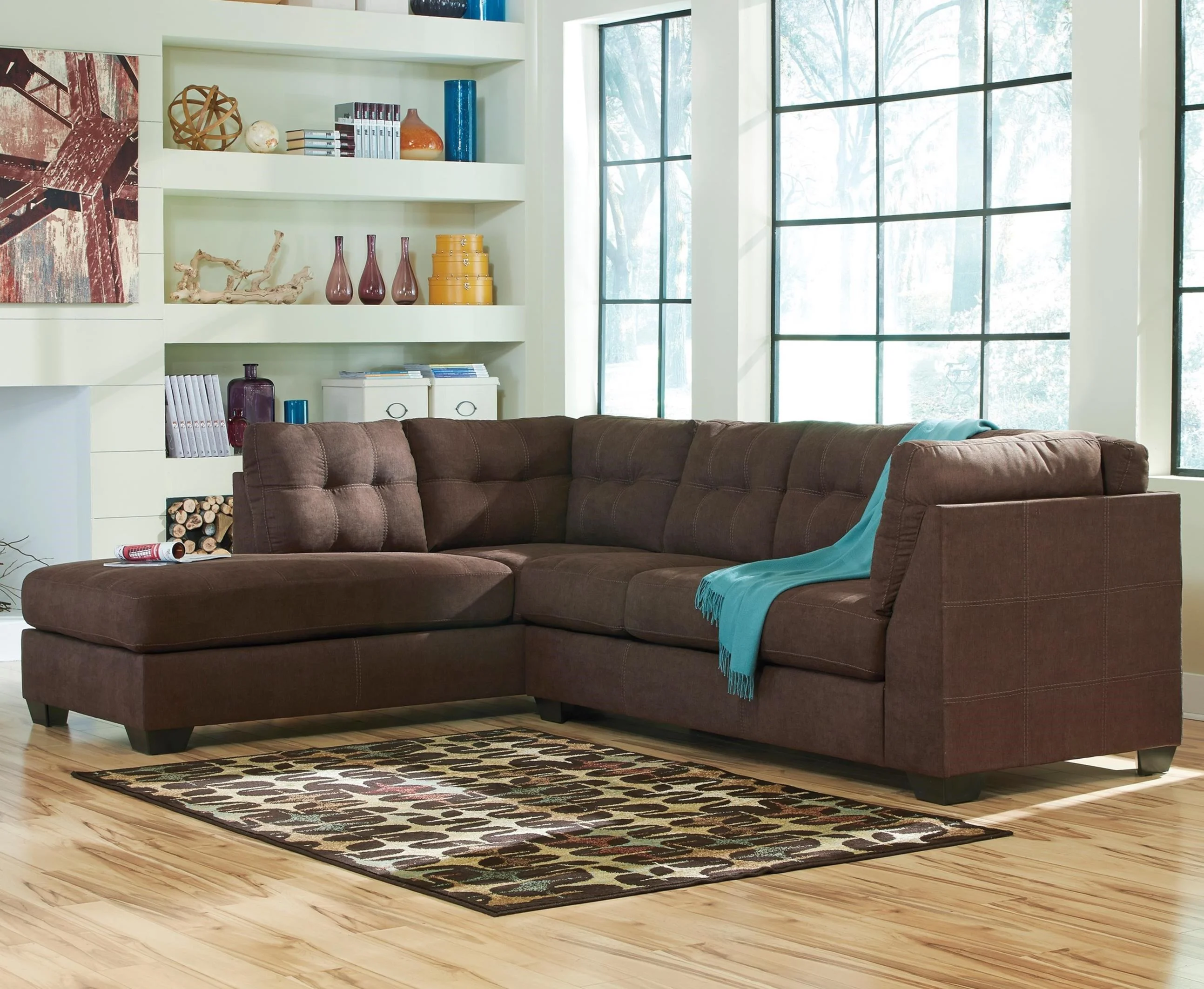 Dalton 3 Piece Chaise Sectional, Sofa With Chaise