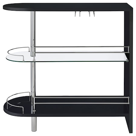 Adolfo 2-Tier Home Bar Table