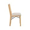 Powell Bina Rattan Cane Folding Dining Side Chair, Beige