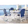 Ashley Furniture Signature Design Crescent Luxe Outdoor Dining Table