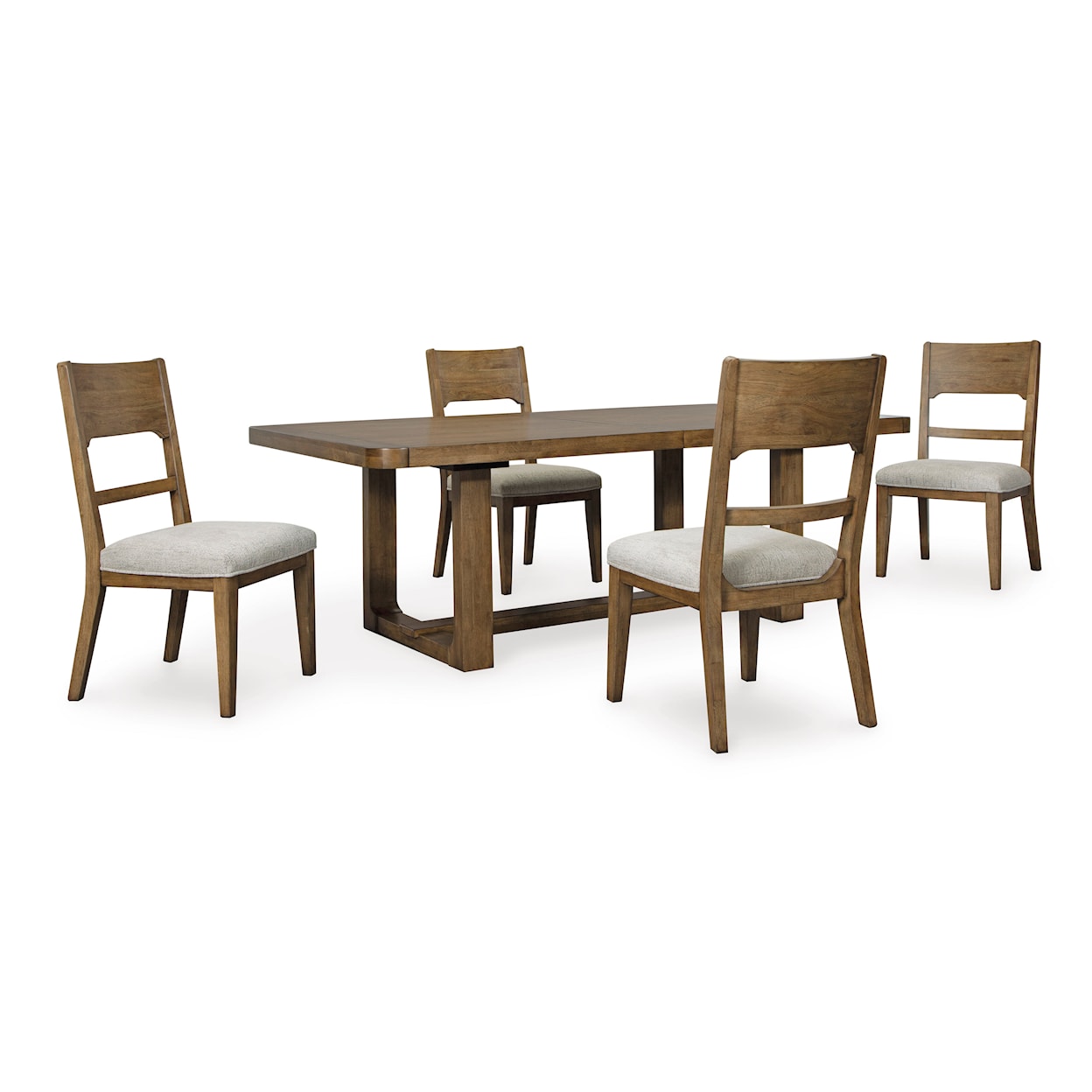 Cabalynn D974-35x1+D974-01x4 Casual 5-Piece Dining Set | Furniture and ...