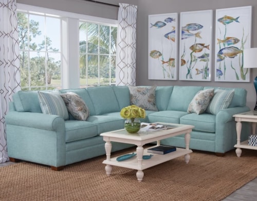 Transitional 2-Piece Sectional Sofa