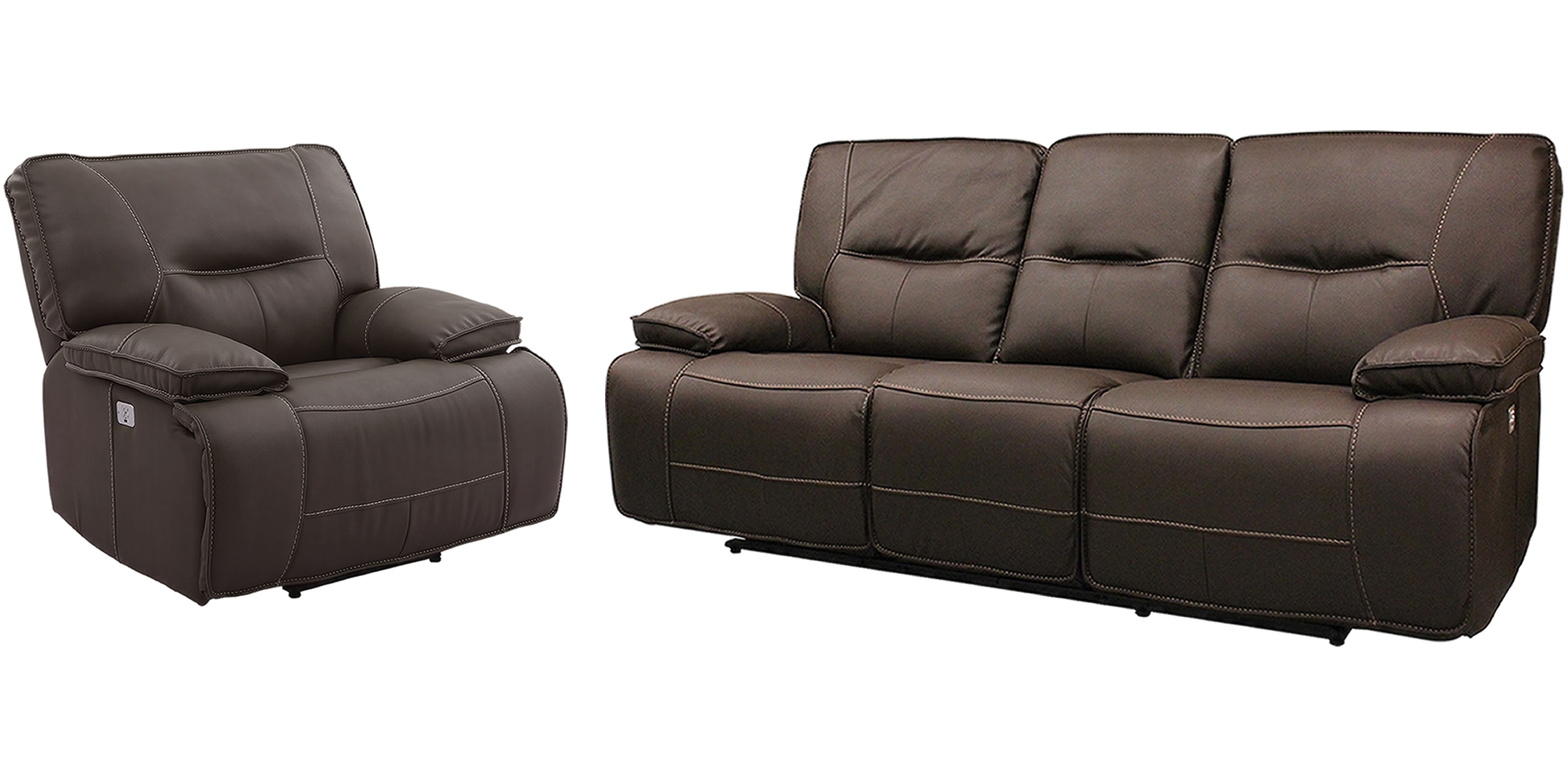 Parker Living Spartacus Power Reclining Sofa and Recliner Set