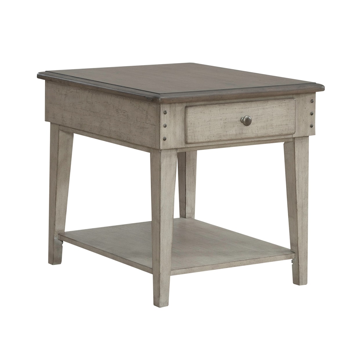 Libby Ivy Hollow 1-Drawer End Table