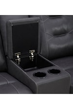 Storage Console and Cupholders