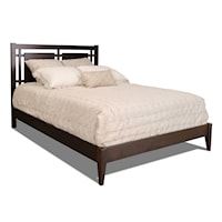 King Open Panel Platform Bed