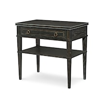 Traditional Nightstand with Storage