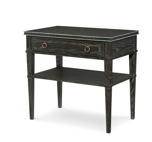 Traditional Nightstand with Storage