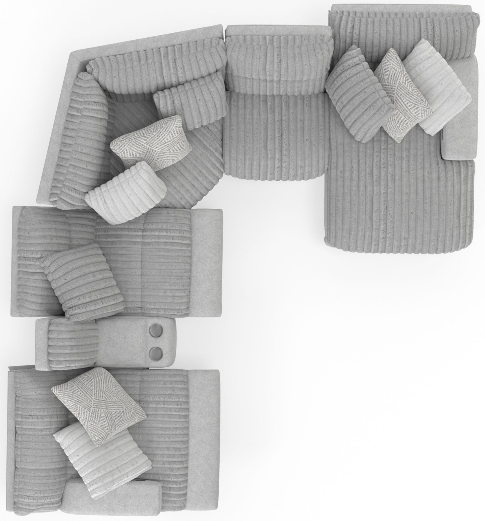 Catnapper Abraxas 6-Piece Power Reclining Sectional Sofa