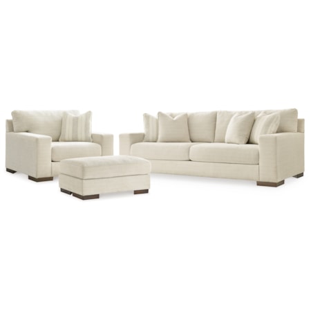 Sofa, Chair And Ottoman