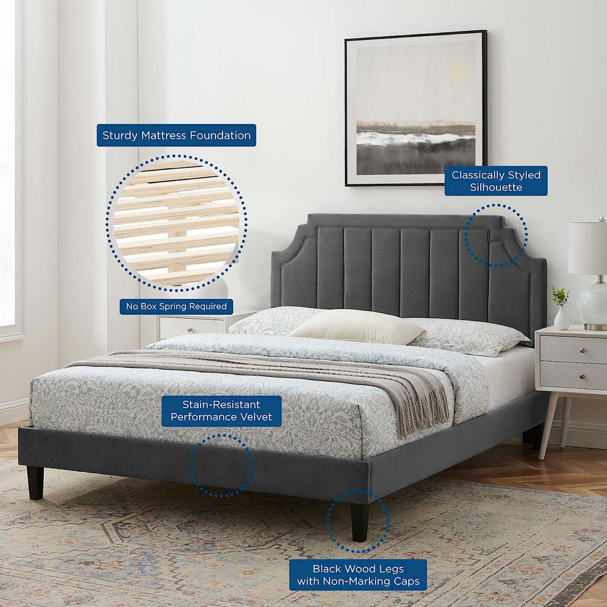 Modway Sienna Twin Platform Bed