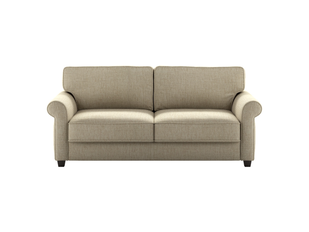 Rolled-Arm Queen Sleeper Loveseat