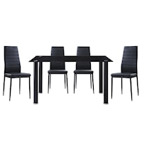 Contemporary 5-Piece Dining Set