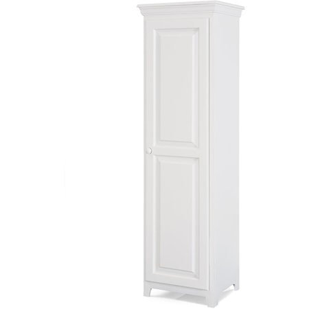 Solid Pine 1 Door Pantry with 4 Adjustable Shelves