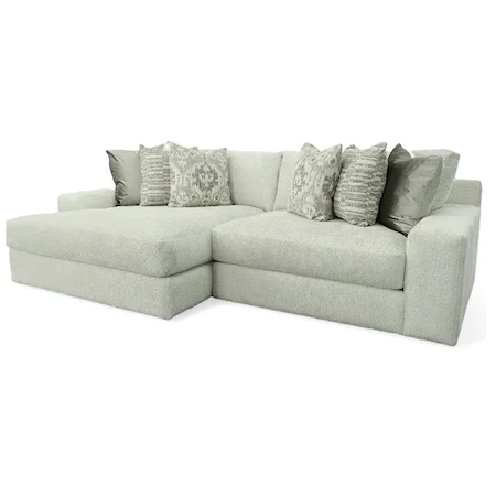 Sectional Sofa with Wide Chaise
