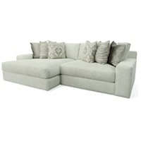 Sectional Sofa with Wide Chaise
