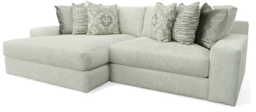 Sectional Sofa with Wide Chaise