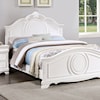 Furniture of America - FOA Alecia Full Bed with Wood Carved Details