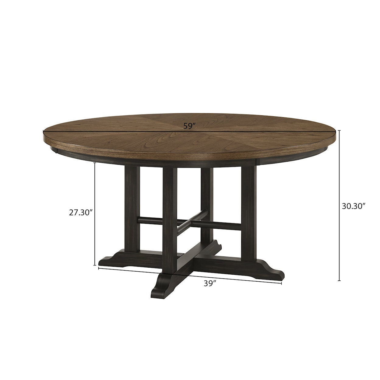 Crown Mark Hilara Round Dining Table