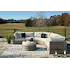 Signature Design by Ashley Calworth Outdoor Ottoman with Cushion